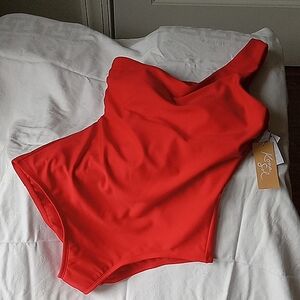 Kona Sol Red One Piece Swimwear